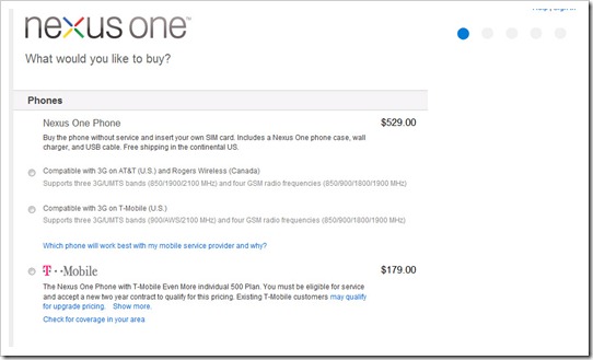  AT&T & Rogers 3G compatible Nexus One now available