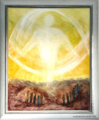 Gerda Dittmann 'Himmelfahrt', Öl auf Leinwand