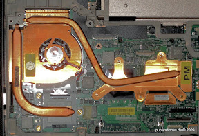 Abb. 2 - Blick auf das Wärmeableitungssystem