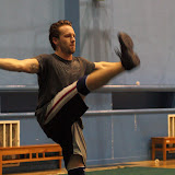 Miles kicking