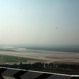 Yellow River outside the bus on the way to Xi'an
