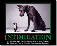 intimidation