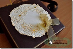 brown gold gift box