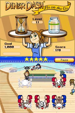 Diner Dash Flo on the Go nintendo DS Diner Dash Flo on the Go nintendo DS