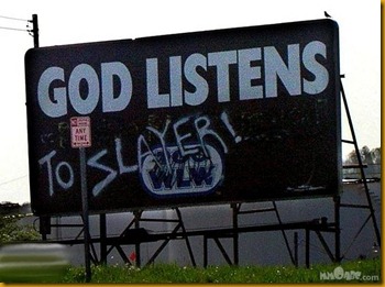 God listens to slayer