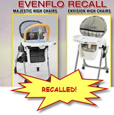 Evenflo High Chair Recall