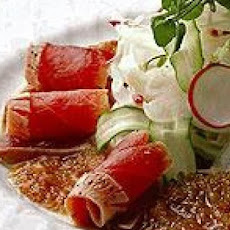 Bluefin Toro Sashimi Salad with Matsuhisa Dressing