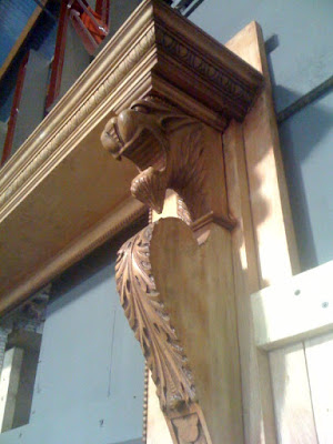 Antique Mantle Brownstone
