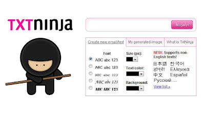 Convert Text to Image using TxtNinja Convert Text to Image using TxtNinja