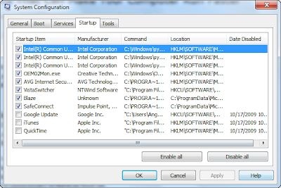 Activate or Deactivate Startup Programs with MSConfig Activate or Deactivate Startup Programs with MSConfig
