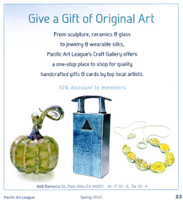 Sherry Cordova Jewelry Necklace in Pacific Art League Ad