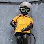 Mannekin Pis in his biking outfit