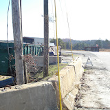 A scrap metal collection site at a closed landfill