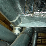 Possible environmental concerns noted during a Phase I EA - Duct work insulation commonly contained asbestos