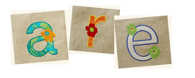 applique letters sampler applique letters sampler