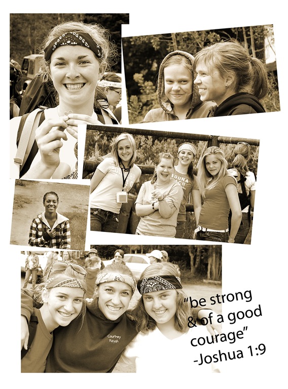 yw camp collage sepia