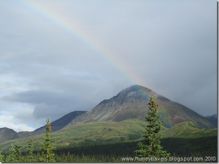 Rainbow at mile 123 on Denali Highway, AK