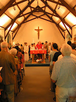 Father Kevin Saying Mass