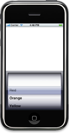 an item from a list.