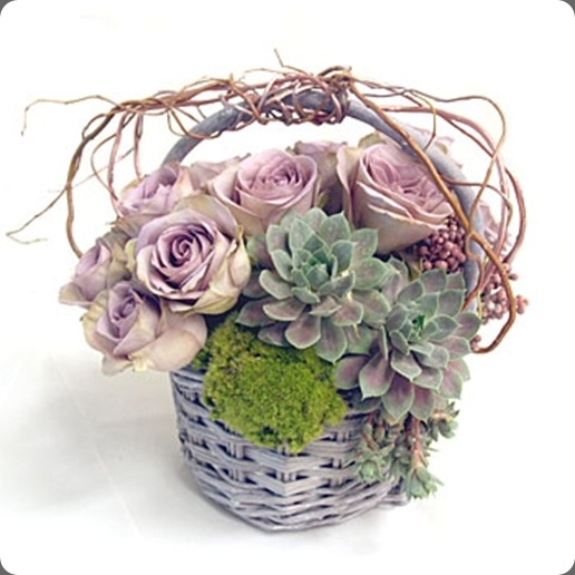AntqRoseBasket mark's flowers