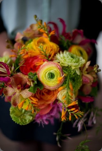 detail blush floral design