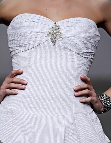 wedding dress seer sucker