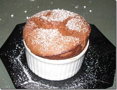 Chocolate Chipotle Souffle