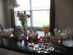Tea party spread