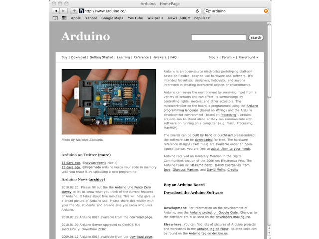 Arduino Open-Source Microcontroller