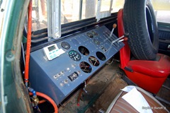 AIRCRAFT ENGINE TESTING PANEL INSIDE THE TRUCK