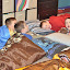 Boys settling down for bedtime