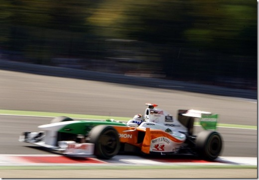 Adrian Sutil Top 3rd practice Italy