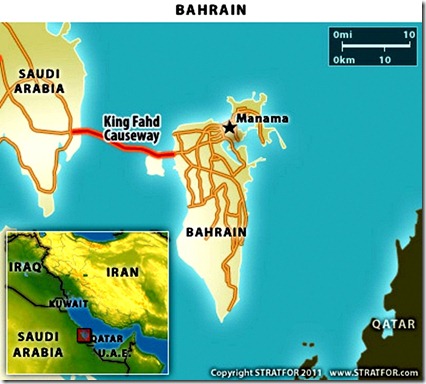 Bahrain map