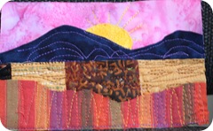 Landscape in fabric