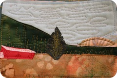 Landscape fabric postcard