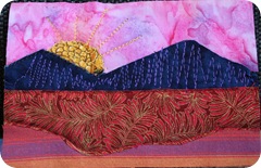 Landscape in fabric