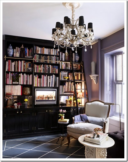library-dark-chandelier