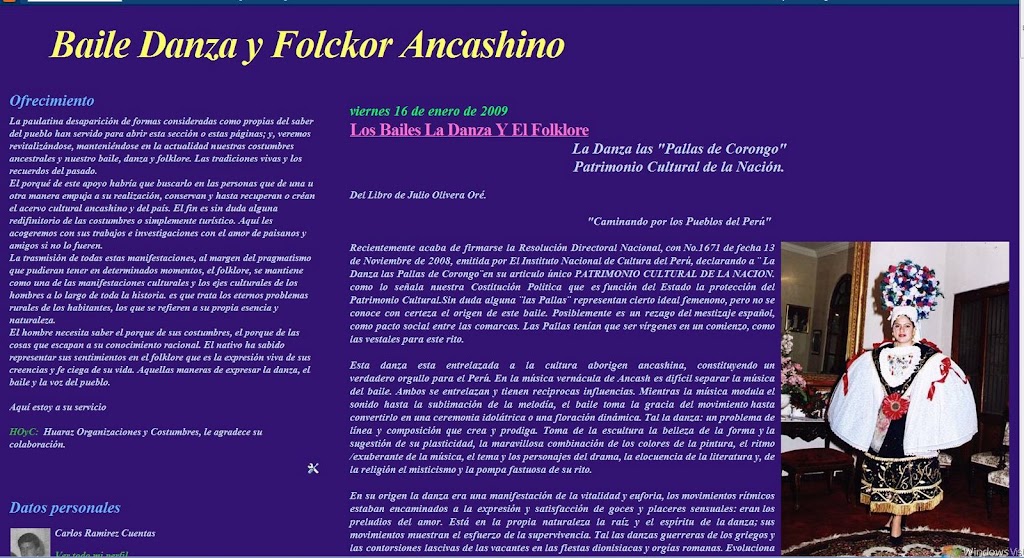 Danza y folklore Ancashino