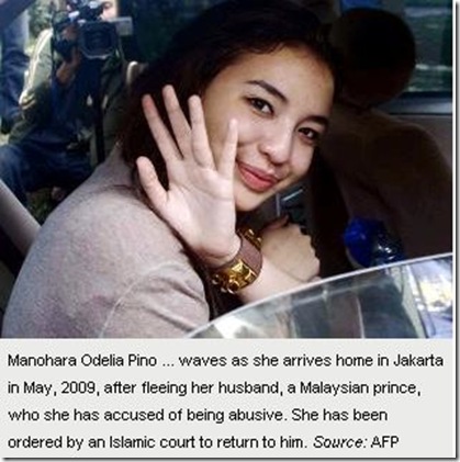 Copy of 14 12 09 Malaysian royal's teen wife Manohara ordered home