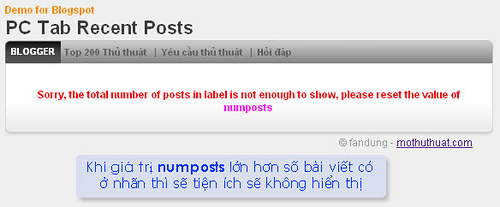 Tiện ích Recent posts đẹp cho Blogger Tiện ích Recent posts đẹp cho Blogger