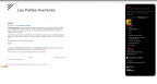 Screenshot LESPETITES Projets personnels