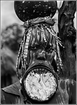 mulher Mursi da Etiópia