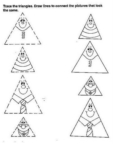 Dibujos de triangulos para colorear - Imagui