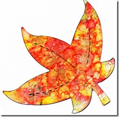red alcohol leaf