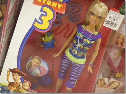 Barbie in ghastly looking legging