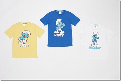 Boy Smurf Print Tee 10 - HKD 89-99