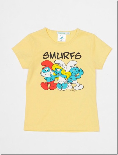 Girl Smurf Print Tee 05 - HKD 89-99