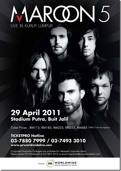 Maroon 5 Live in KL