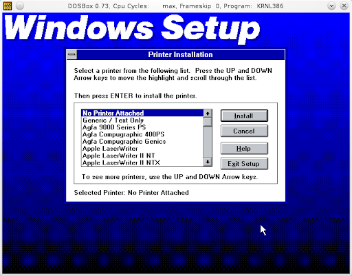how to make a floppy drive visible in dosbox windows 3.1