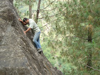 rock climbing